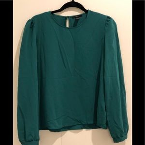 Forever21 Long sleeve Green Blouse